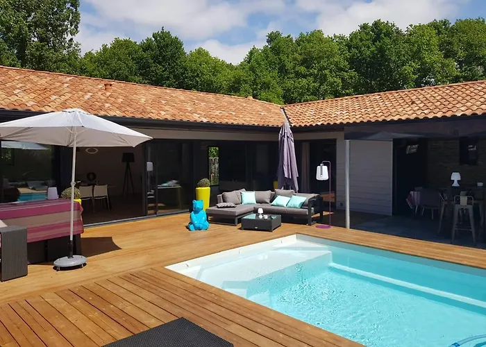 Villa Avec Piscine, Animaux Admis - 6 Pers. - Fr-1-857-73 Soustons